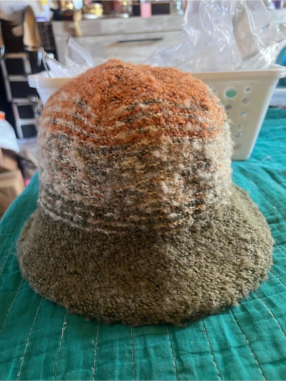 Vintage bucket style hat, handmade in Vienna, Austria